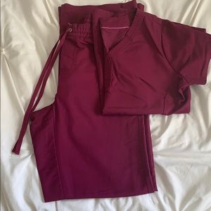 Purple label scrub set